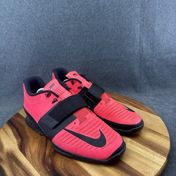 Nike Romaleos 3 Solar Weightlifting Shoes Red/Black 852933-602 Size 12.5 main image 6
